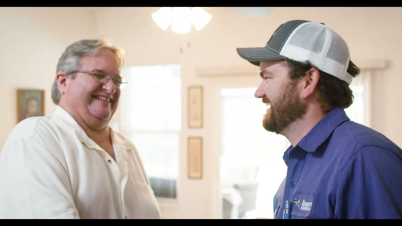 A Bert Norman's Plumbing customer sharing his experience