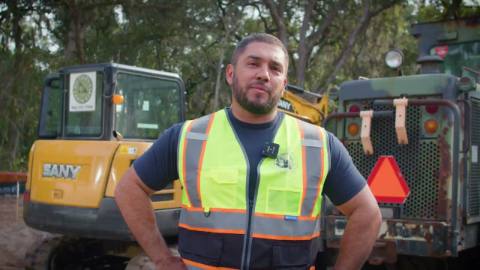 Southern Earthworks: Commercial parking lot and curb install